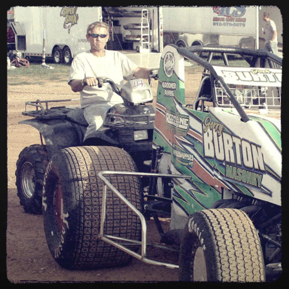 Jerry Burton grew up idolizing the drivers he watched roaring around the Indiana dirt tracks but could never afford to go racing himself. In time, though, after establishing a successful business, he was able to launch his son Josh’s career. Together, father and son formed a formidable team.