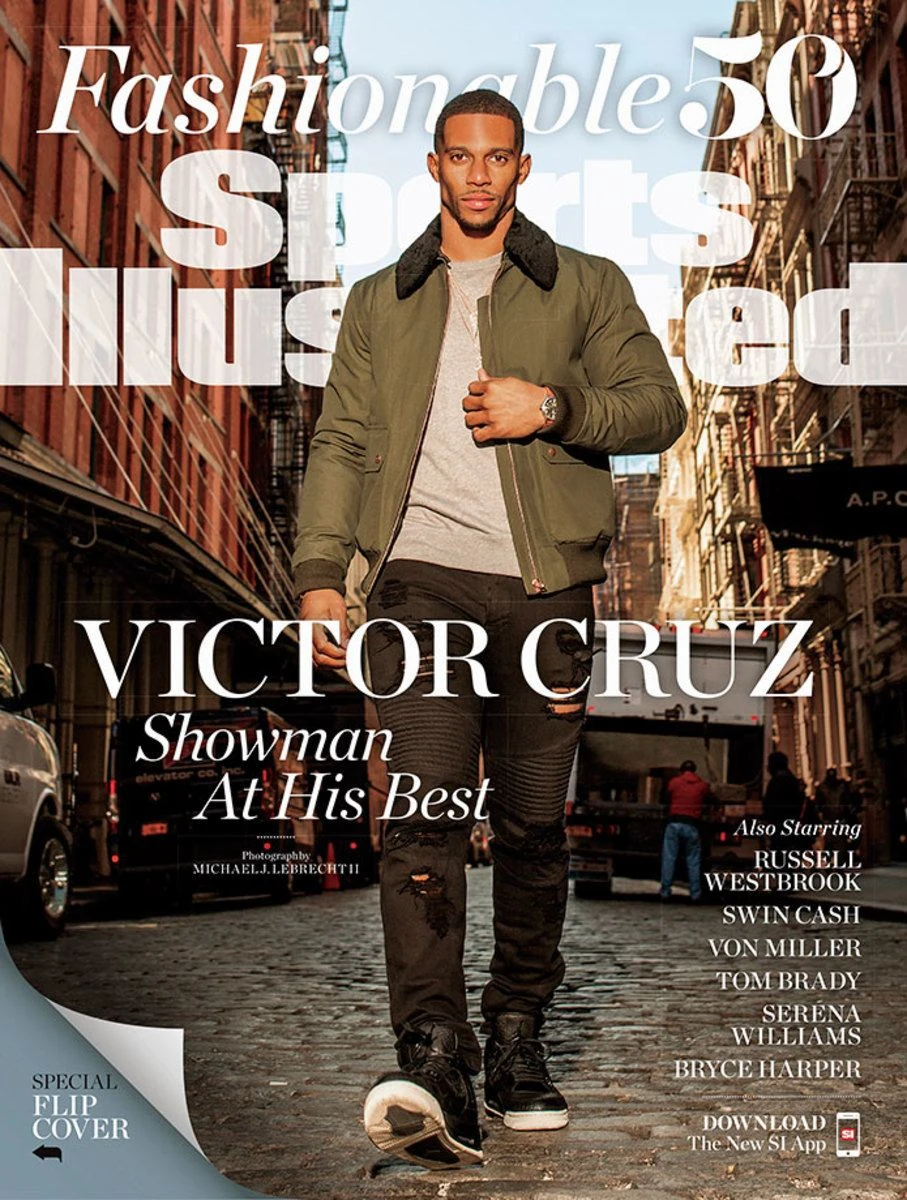 Victor Cruz — Fashionable 50 cover