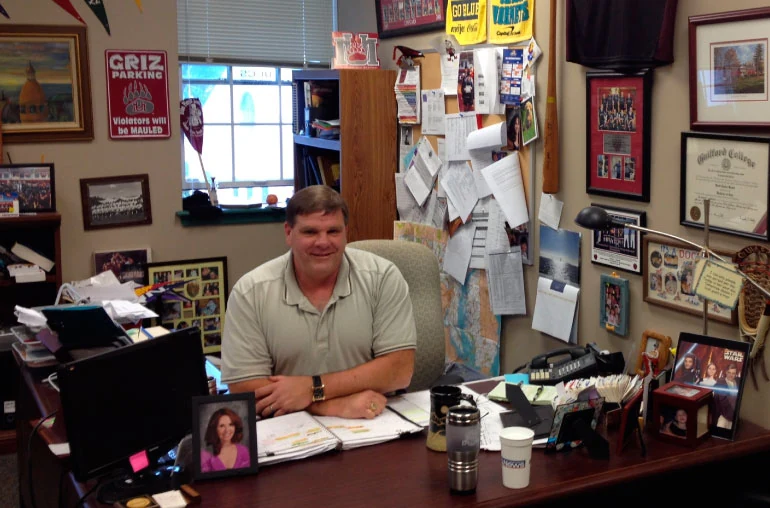 Now the athletic director and boys’ basketball coach at West Nottingham High in Maryland, Hooks 57, still harbors dreams of becoming a Division I head coach someday. He’s still as enthusiastic and optimistic as ever.