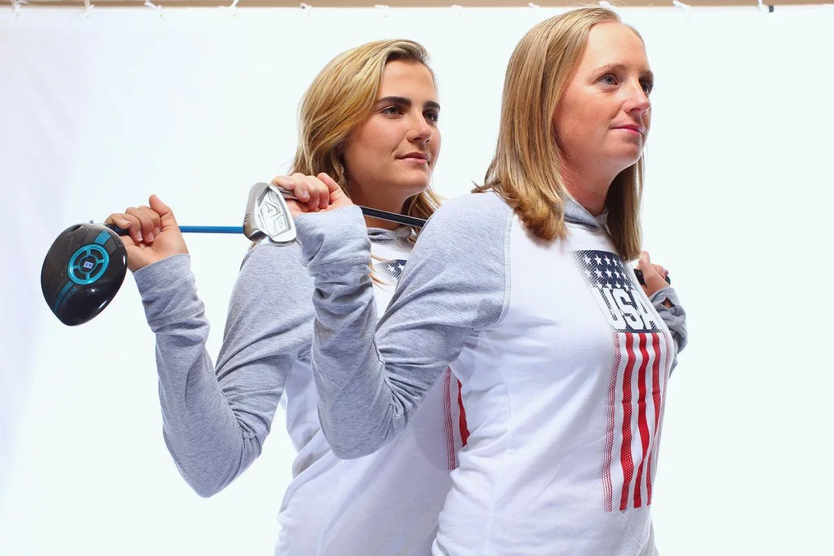 Lexi Thompson and Stacy Lewis