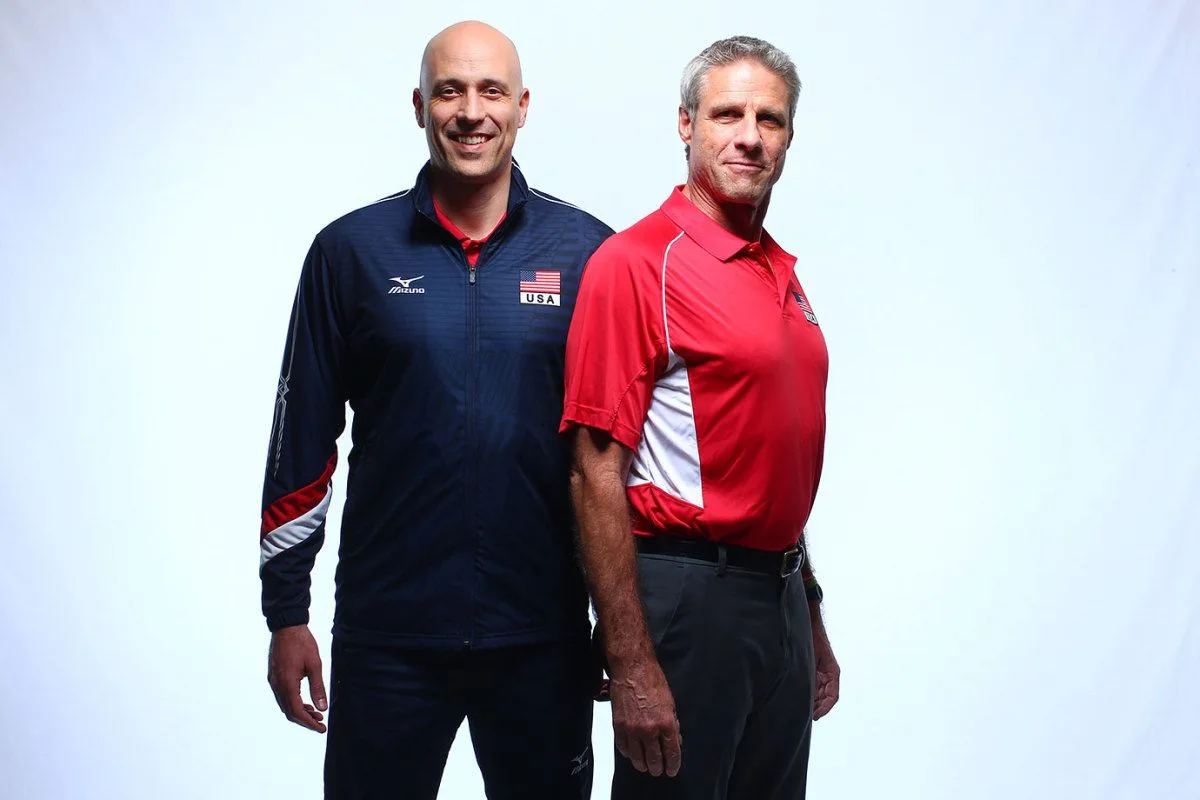 John Speraw and Karch Kiraly