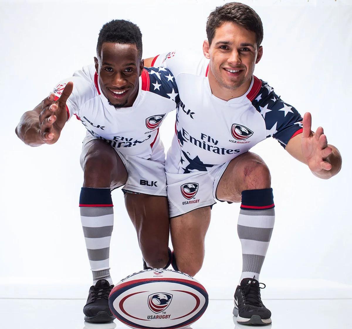 Madison Hughes and Carlin Isles