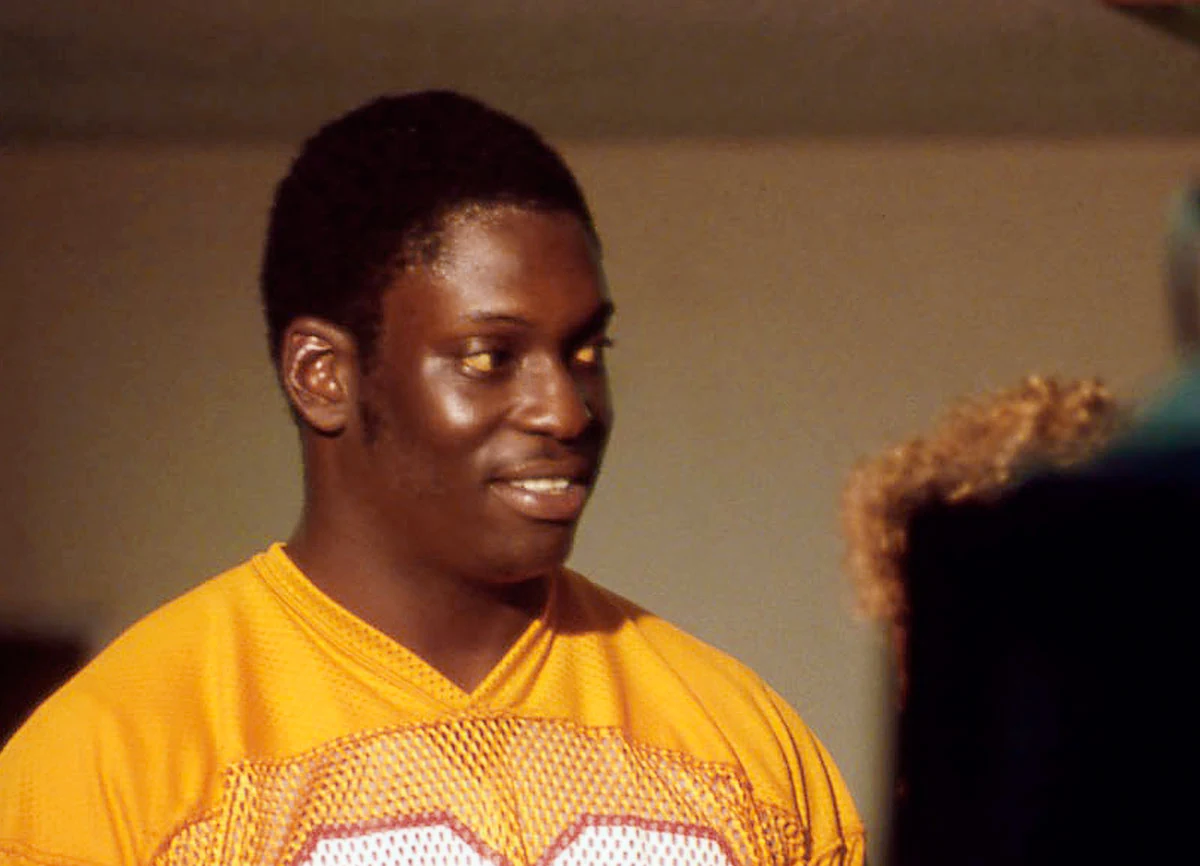 Booker Reese in his Buccaneers uniform