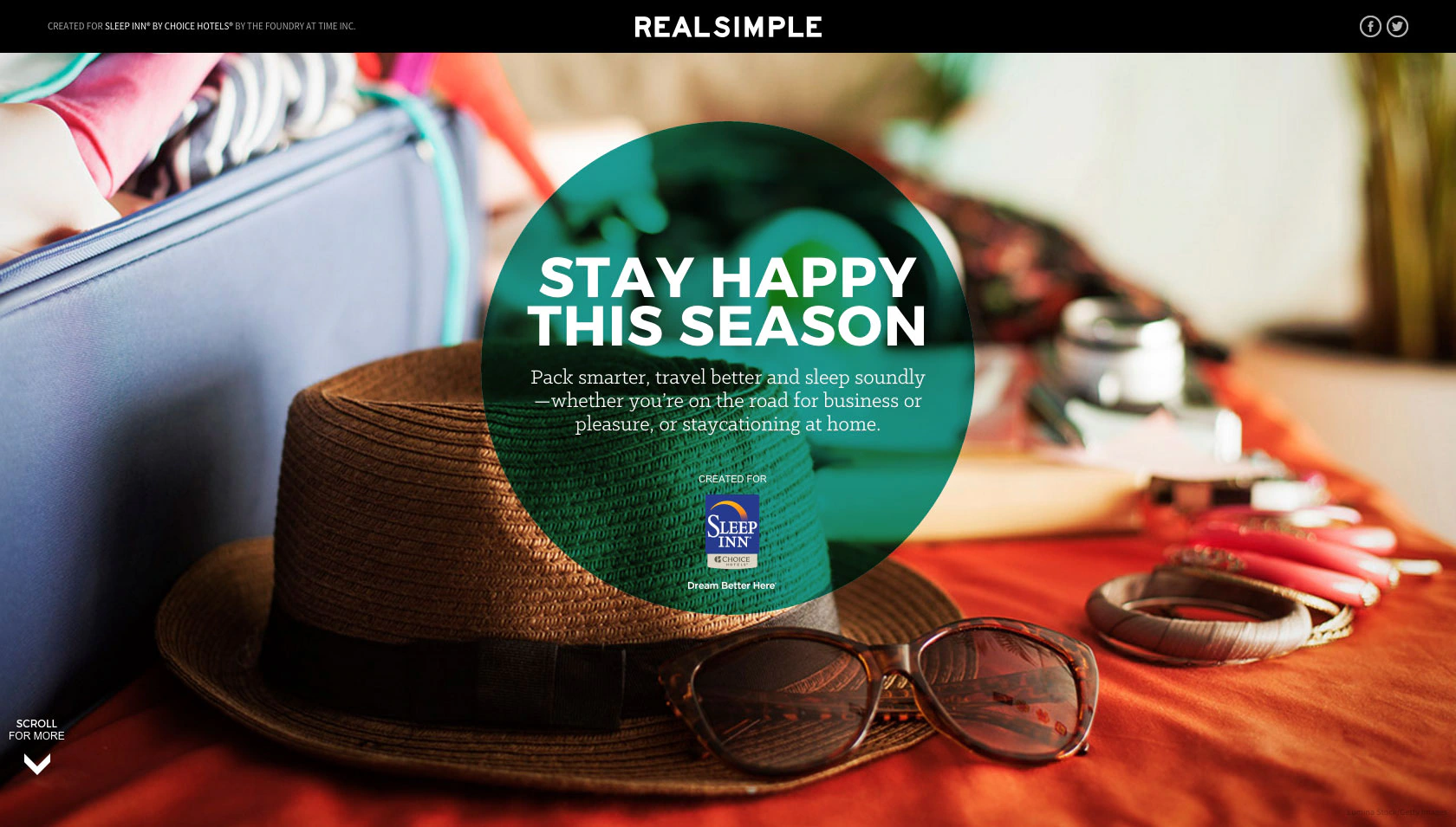 Choice Hotels – Real Simple project image