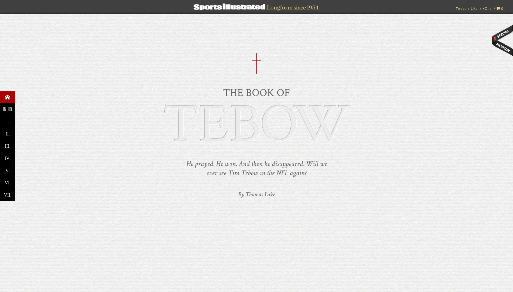 The Book of Tebow project image