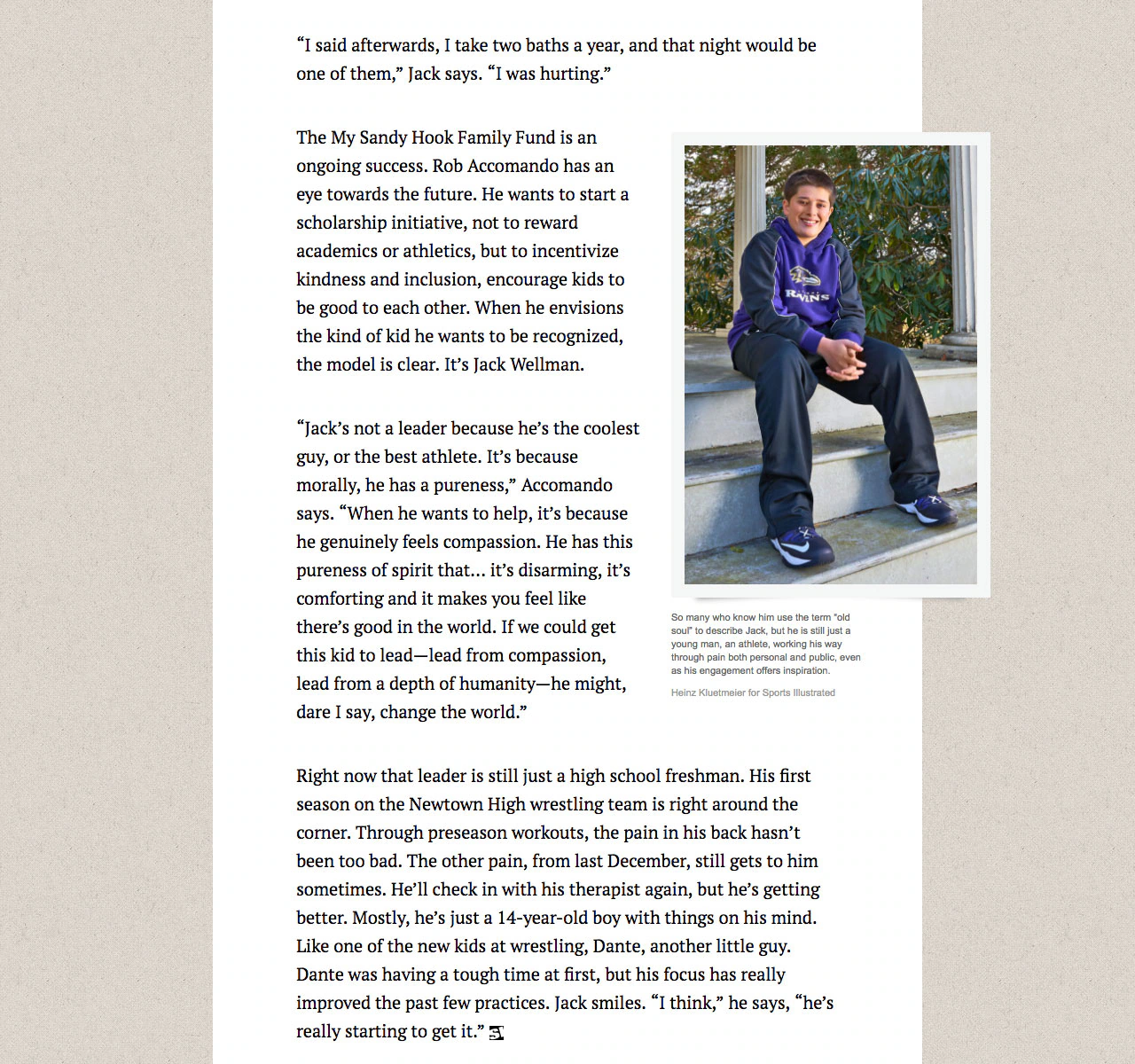 A Boy Helps a Town Heal project image