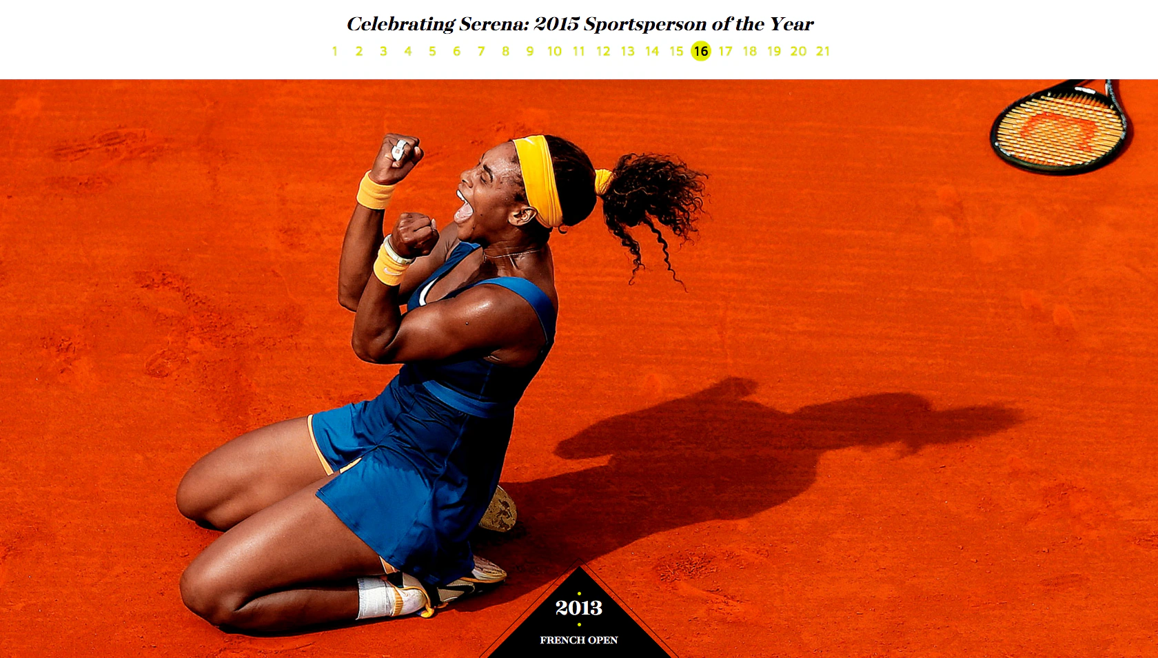 Celebrating Serena project image