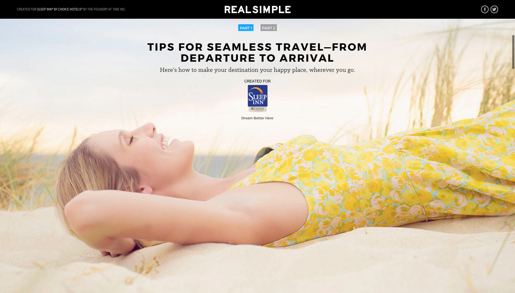 Choice Hotels – Real Simple project image