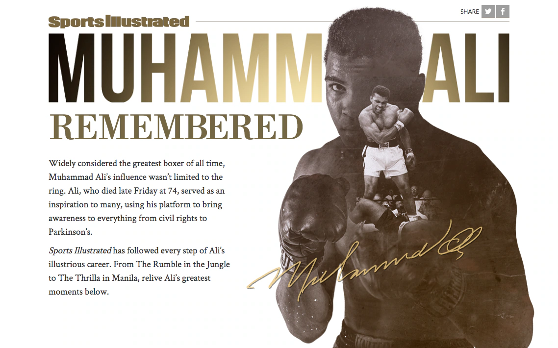 Muhammad Ali Remembered project image