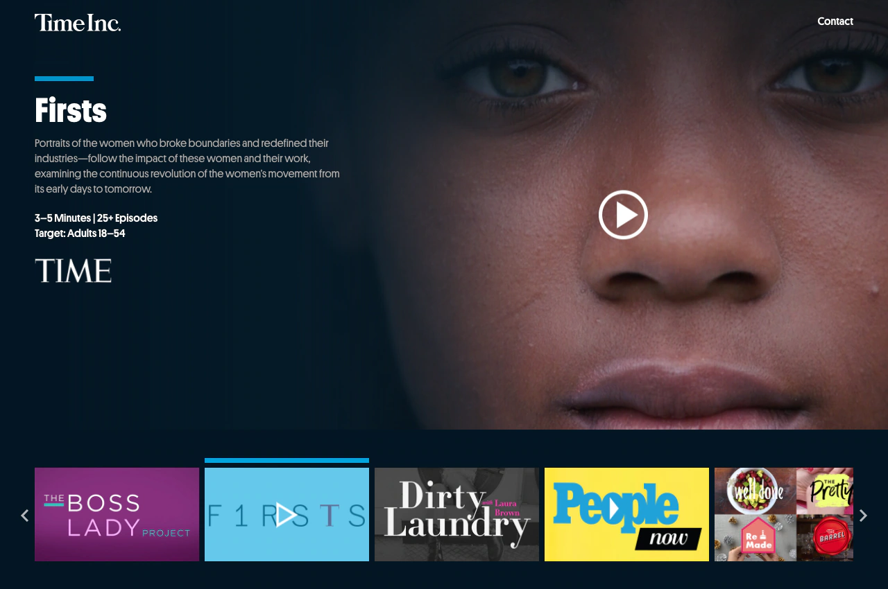 Time Inc. 2017 NewFront project image