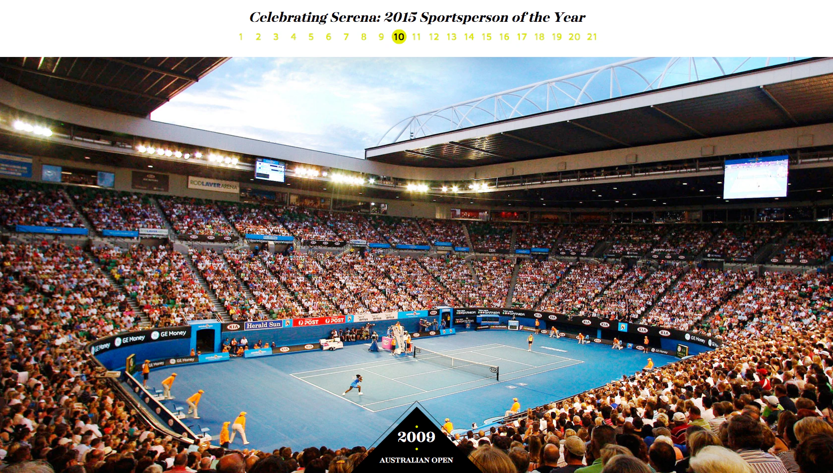 Celebrating Serena project image