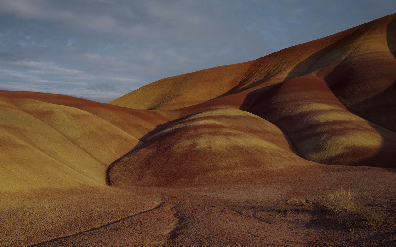Colorful layers across Oregon’s Painted Hills.